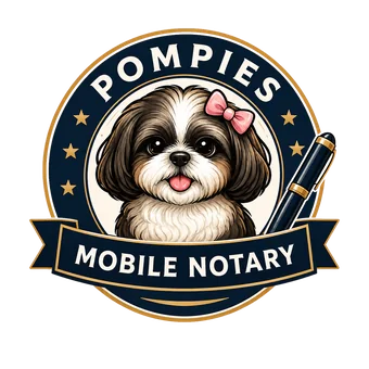 Pompie's Mobile Notary seal